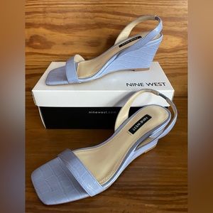 Nine West sling backs. NEVER WORN!! NWOT.